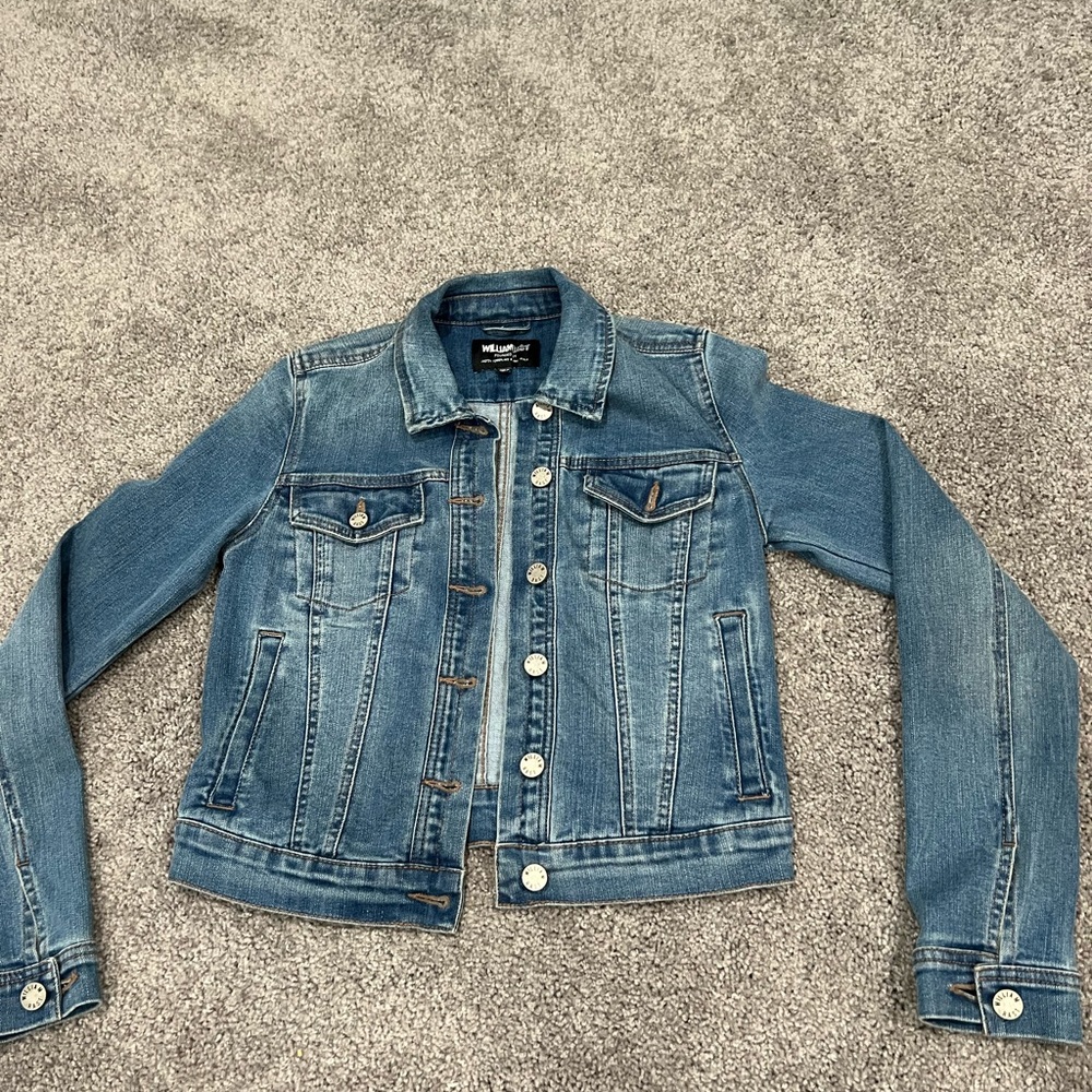 Blue denim jean jacket